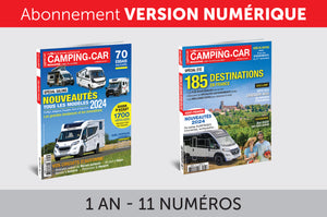 Camping-car magazine - 1 an en version numérique