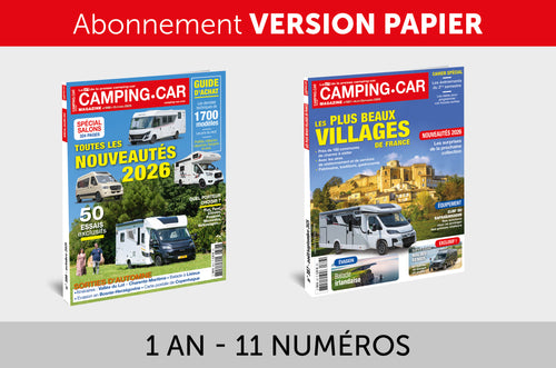 Camping-car magazine - 1 an en version papier